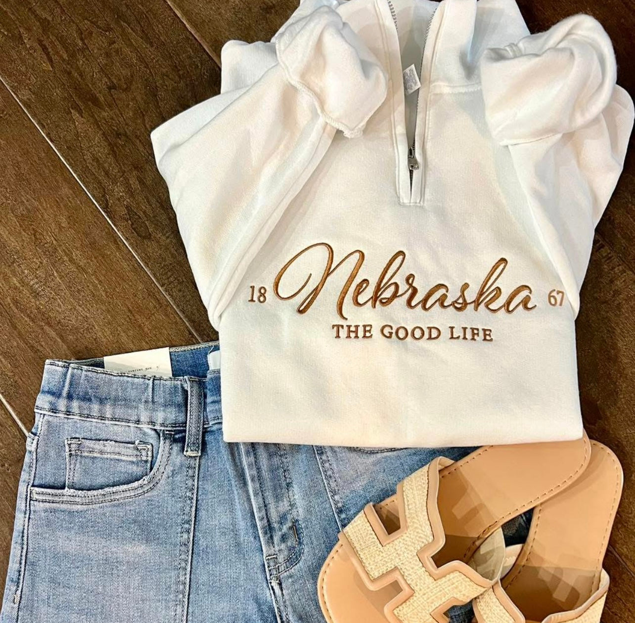 Nebraska The Good Life 1/4 Zip