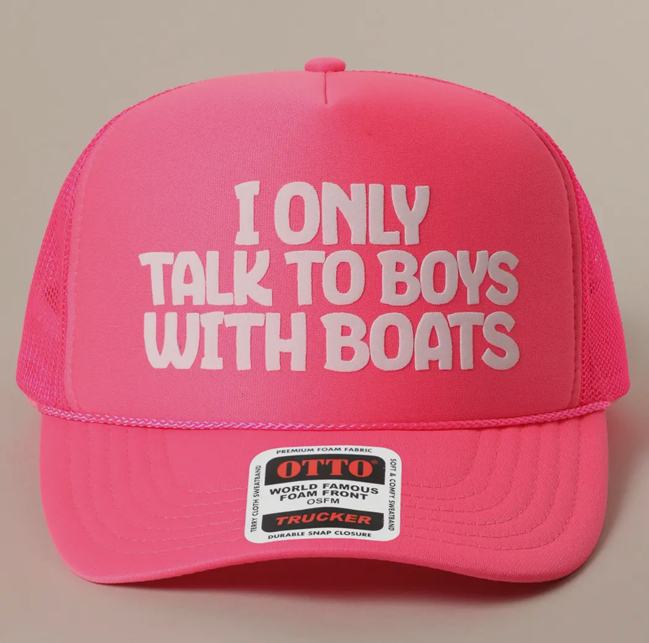 Boys With Boats Trucker Hat
