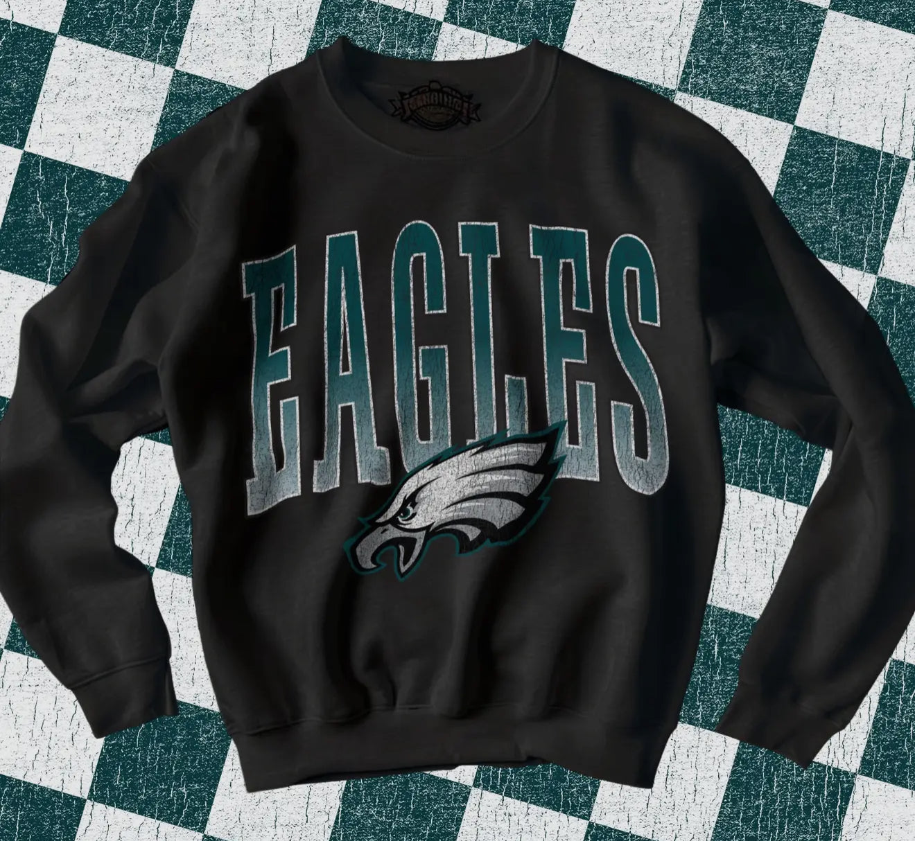 Distressed Team Name Crewnecks *multiple teams*