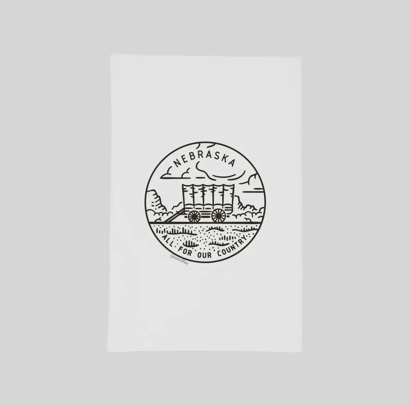Nebraska State Tea Towel