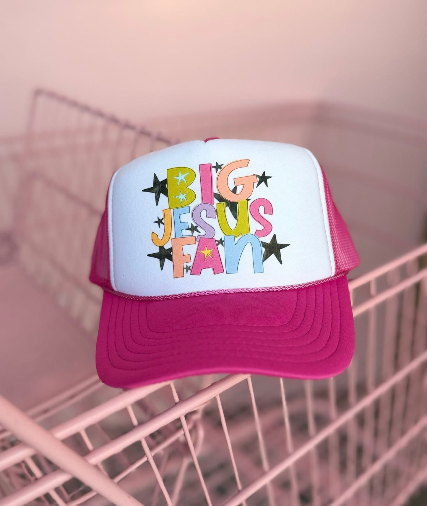 Big Jesus Fan Trucker Hat