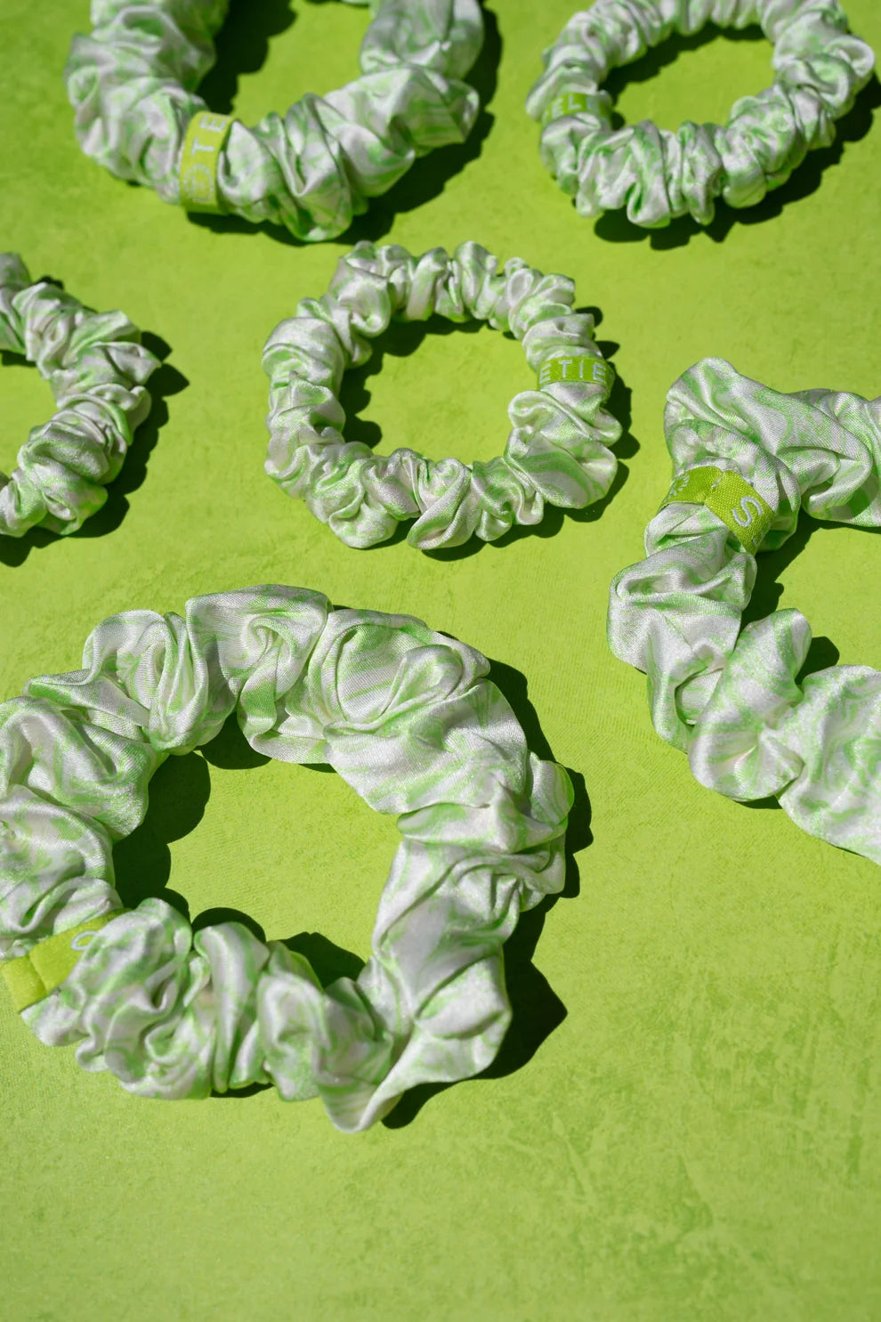 ‘Lost My Marbles’ Silk Scrunchies | Small