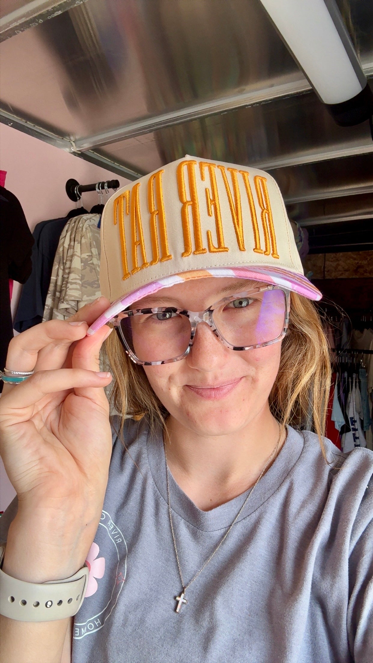 River Rat Embroidered Hat