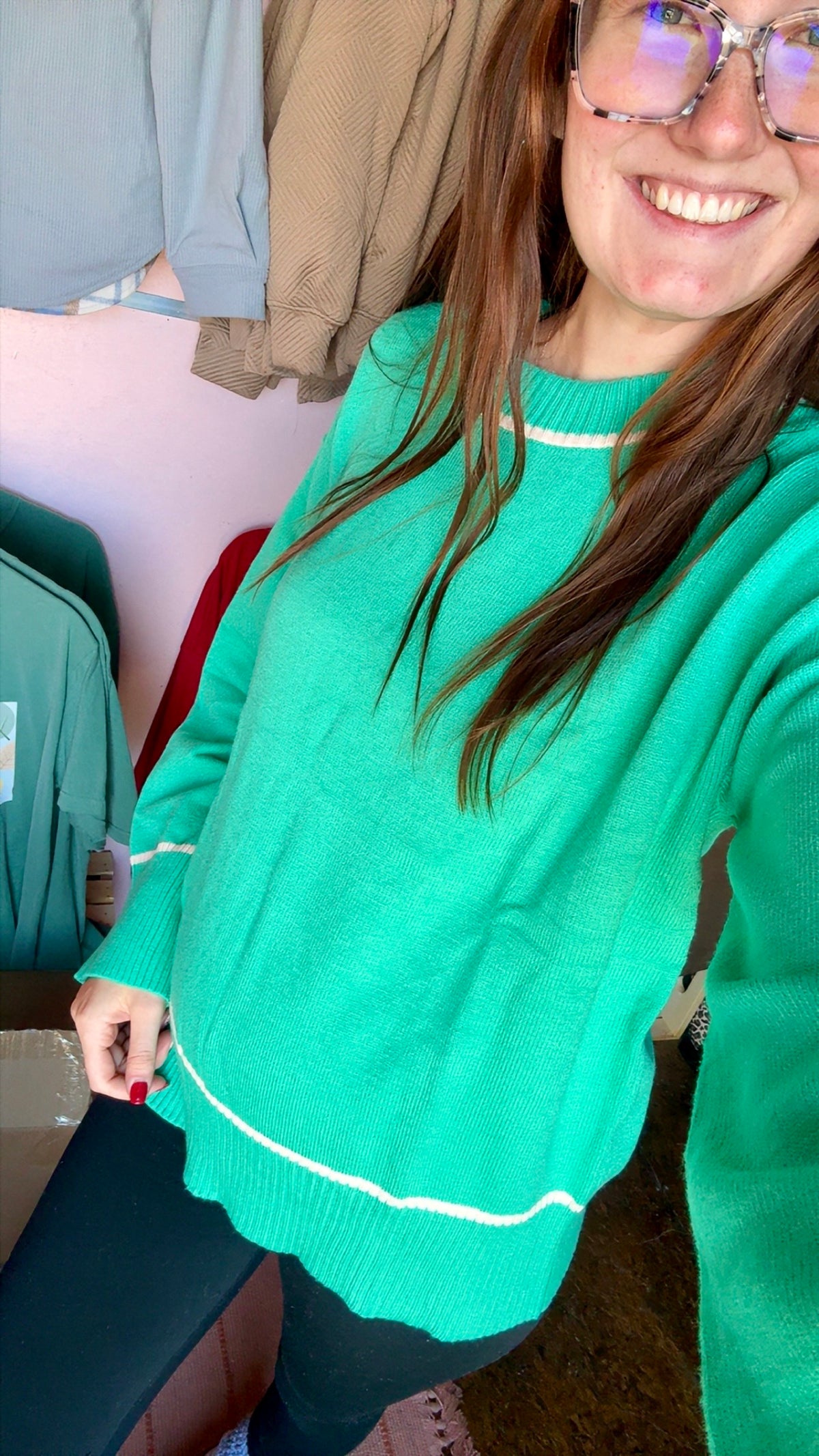 Green Baggy Sweater