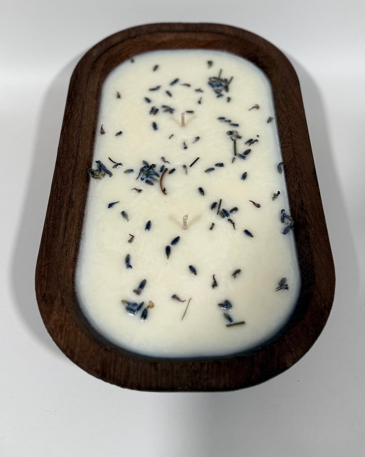 Lavender Meadows | Wooden Dough Bowl Candle