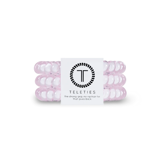 Teleties Rose Water Pink Hair Ties | Small