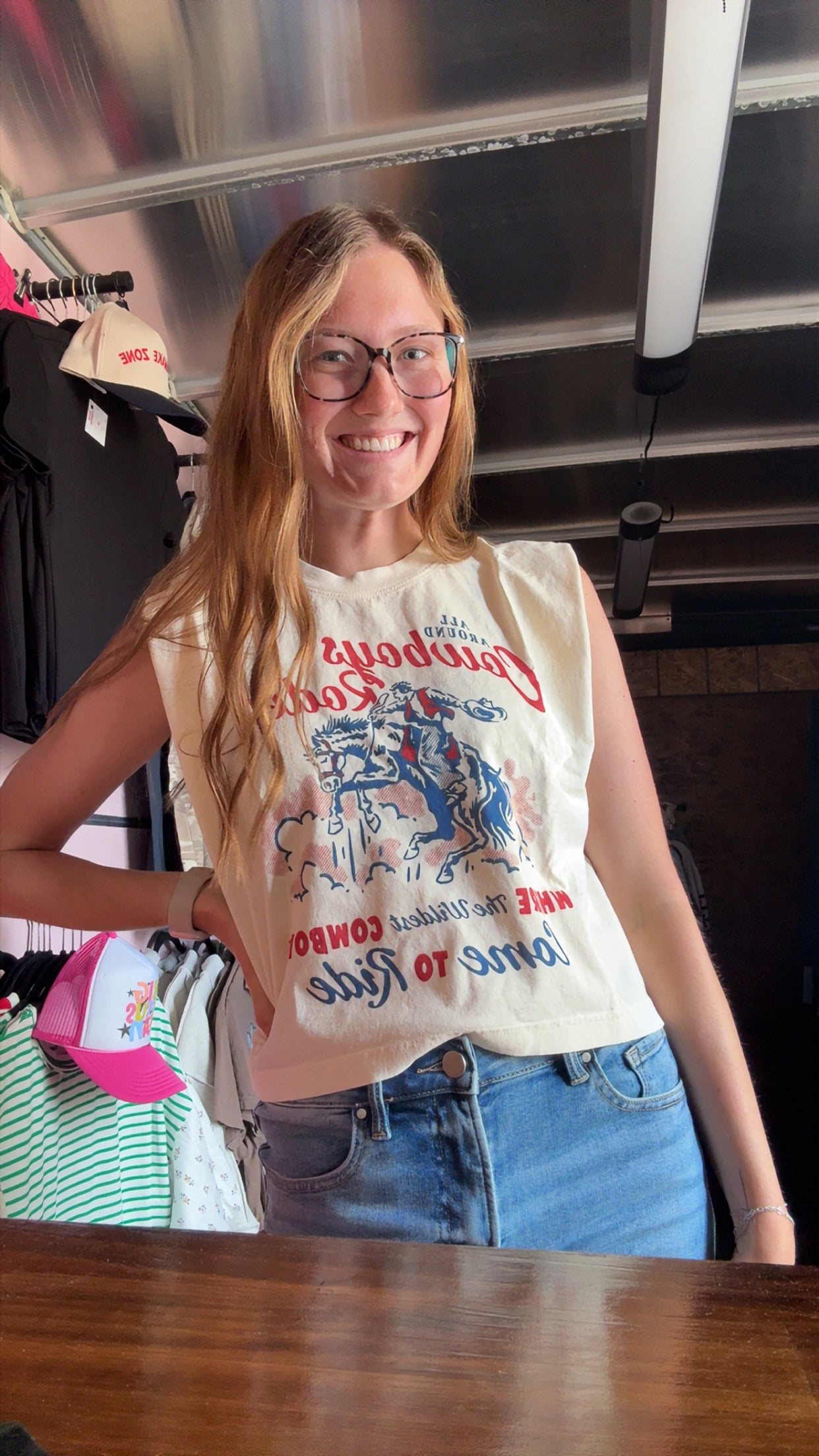 Wildest Cowboy | Western Graphic Muscle Tank