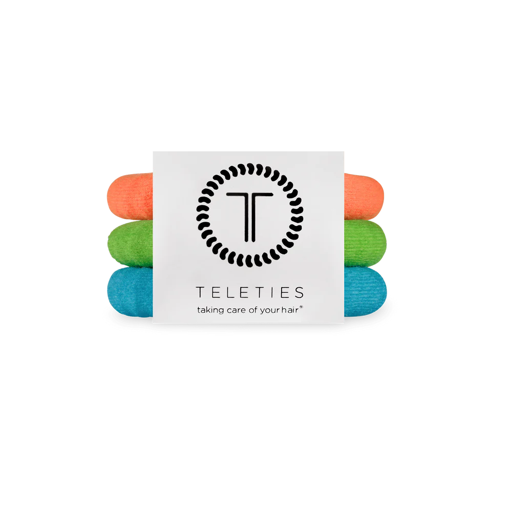 Teleties ‘You Glow Girl!’ Nylon Hair Ties | Small
