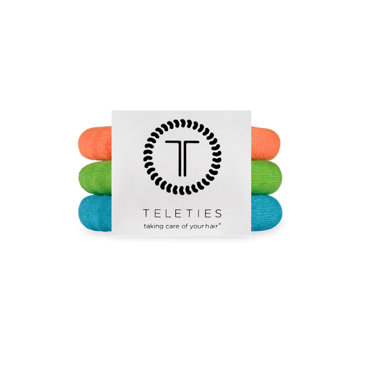 Teleties ‘You Glow Girl!’ Nylon Hair Ties | Small
