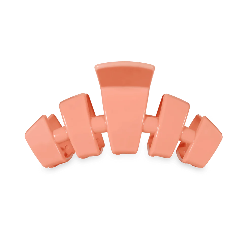 Teleties Classic Peach Claw Clip | Large