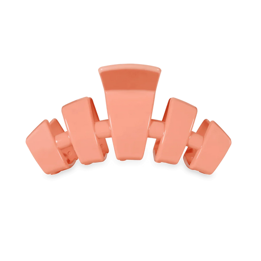 Teleties Classic Peach Claw Clip | Large