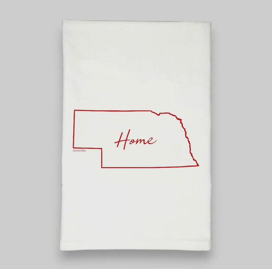 Nebraska State Tea Towel - Preordering 2/18
