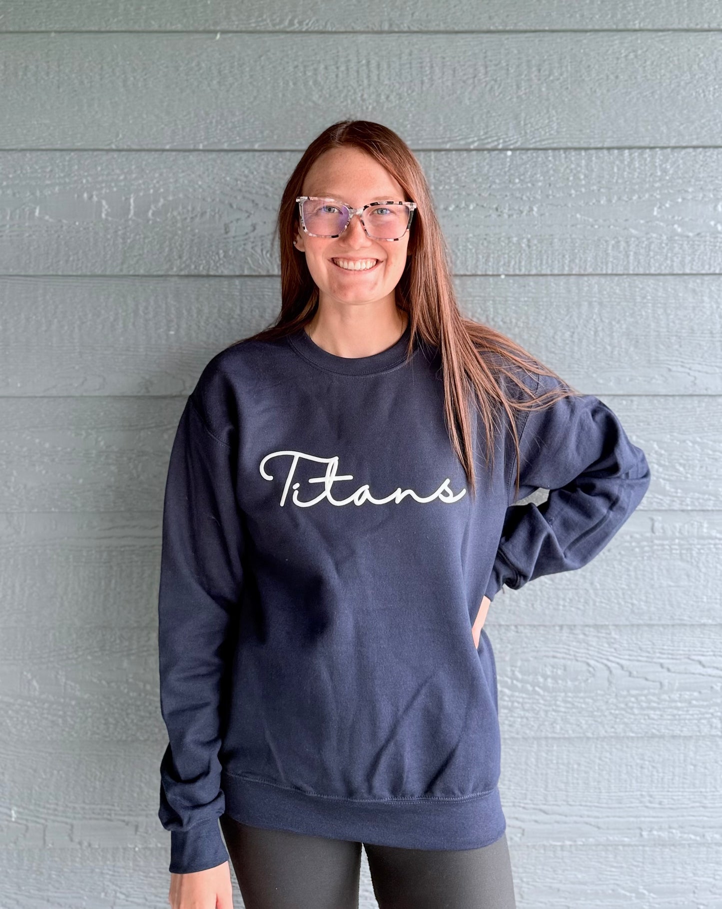 Titans Puff Crewneck