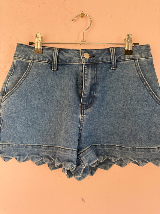 Dark Denim Shorties