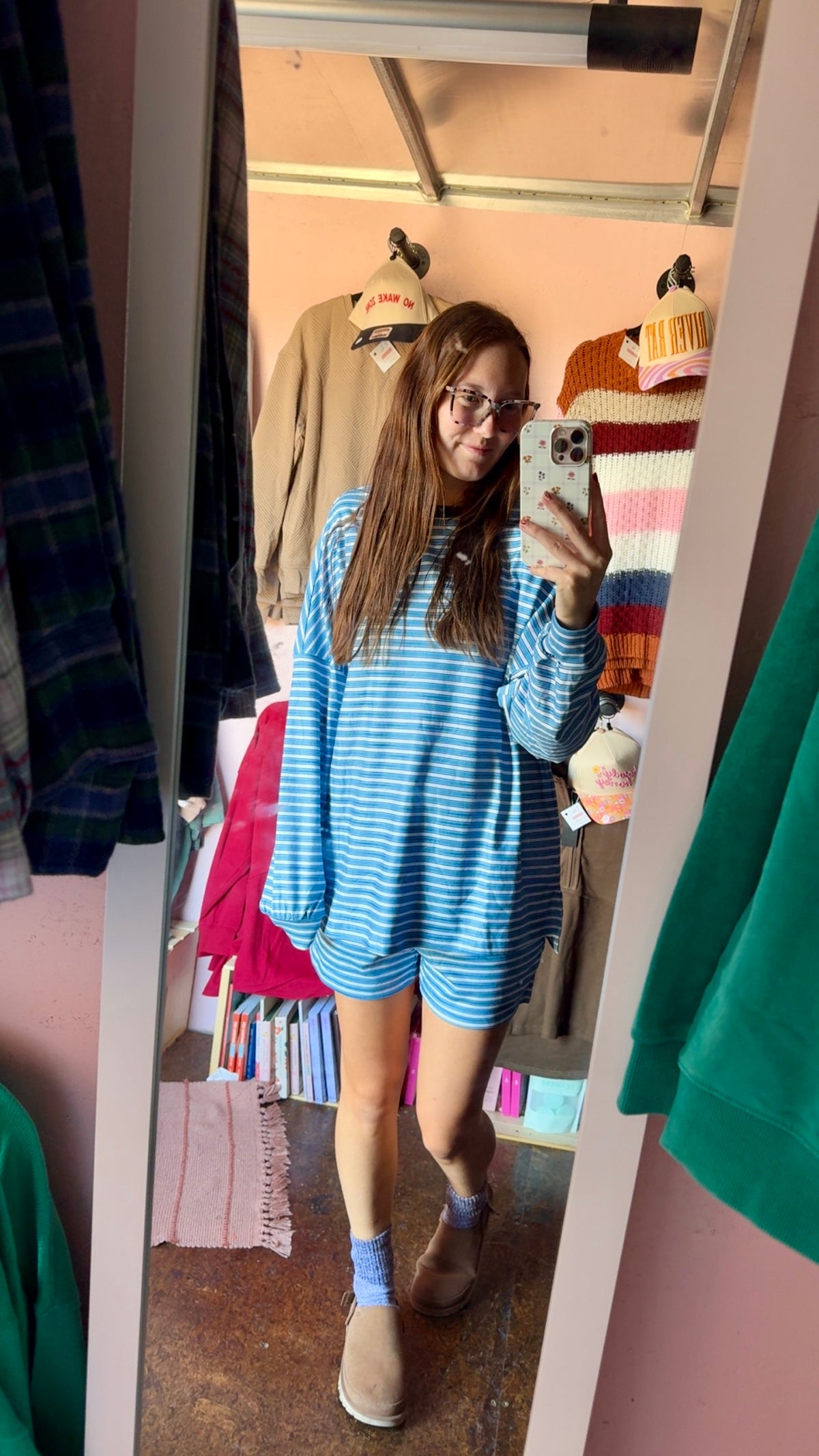 Oversized Striped Lounge Set