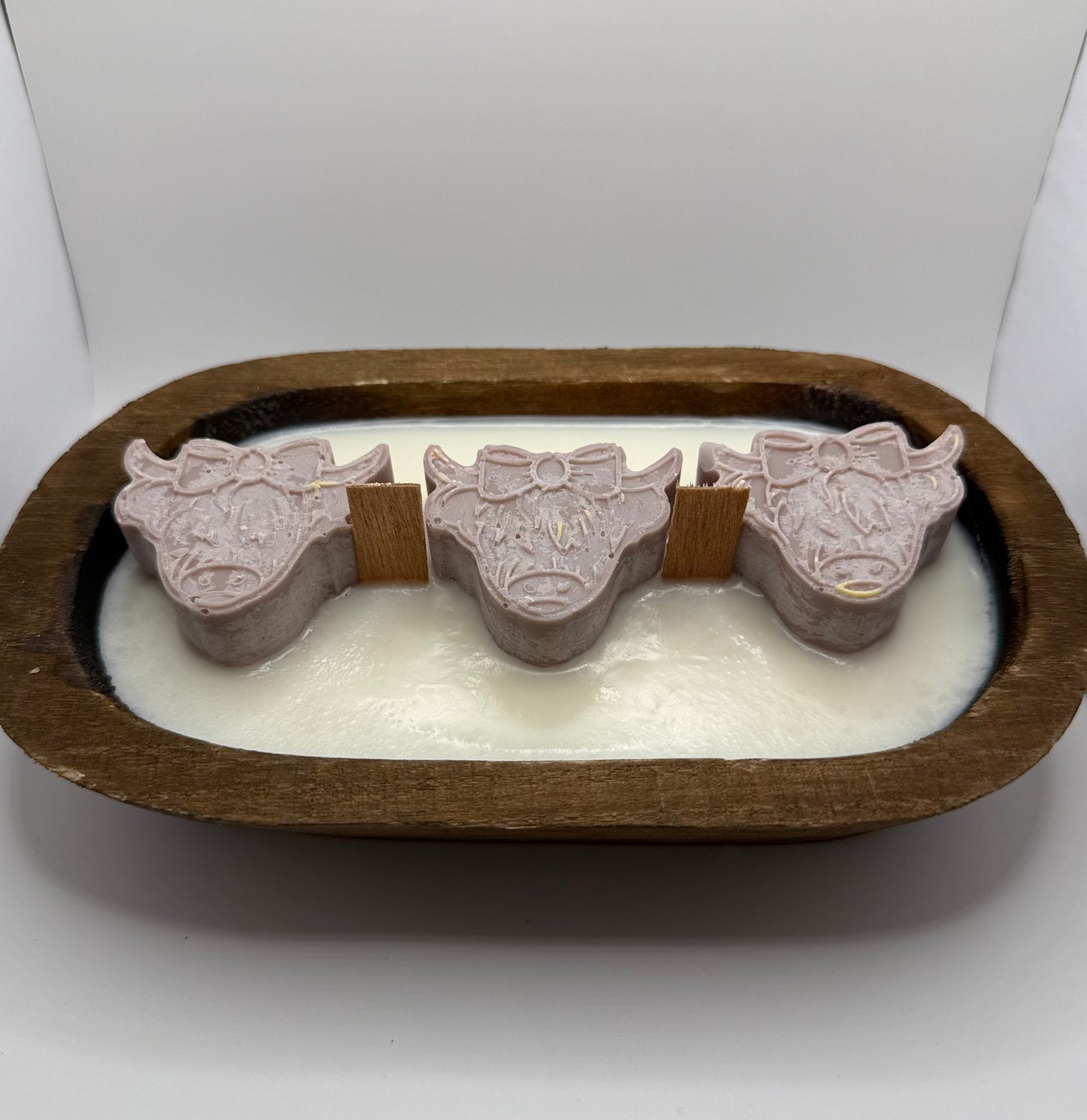 Toasted Bourbon Wooden Dough Bowl Candle