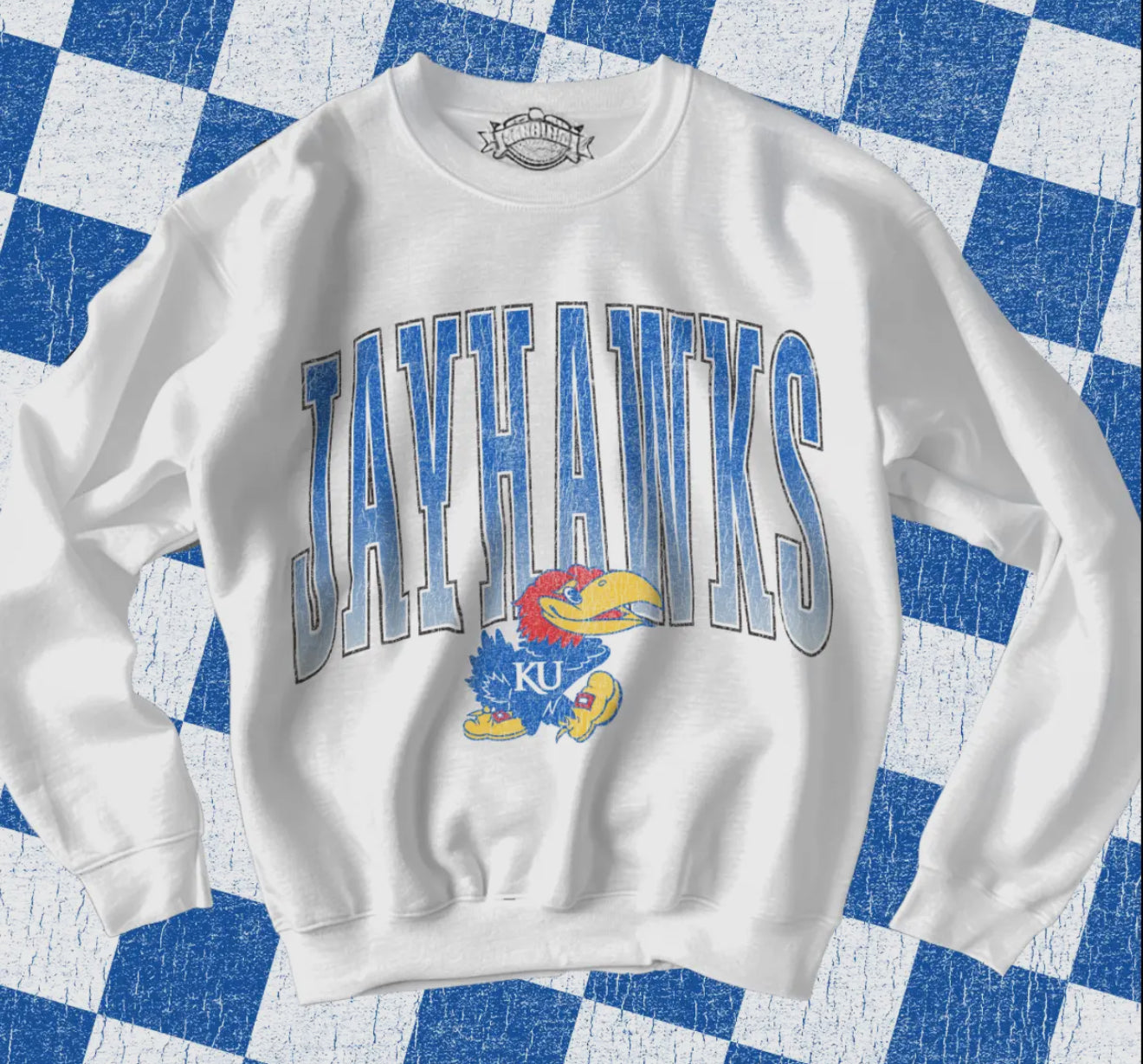 Distressed Team Name Crewnecks *multiple teams*
