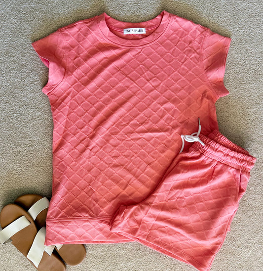 Checkered Textured Set