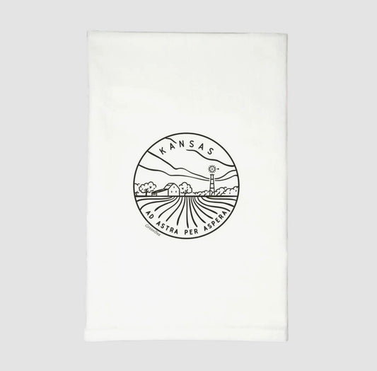 Kansas State Tea Towel