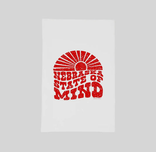 Nebraska State of Mind Tea Towel - Preordering 2/18