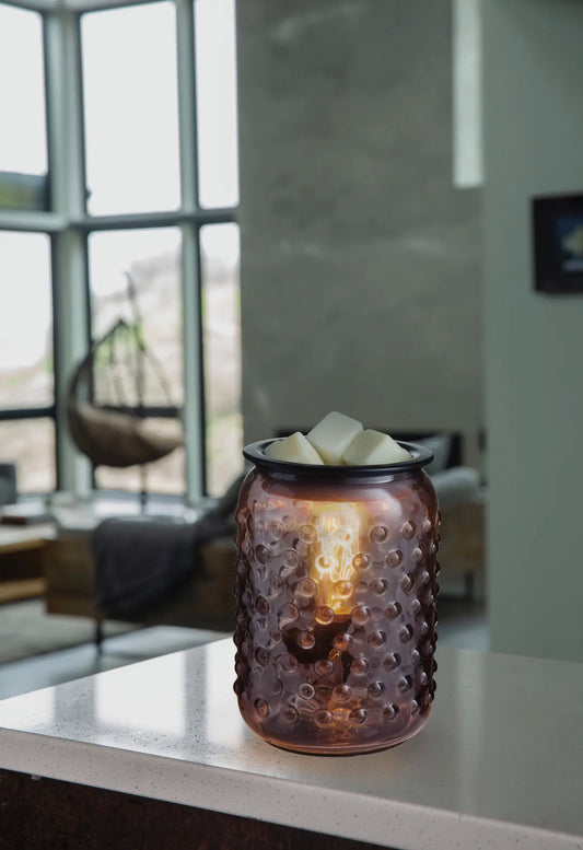 Vintage Bulb Illumination Fragrance Warmer-Smokey Hobnail