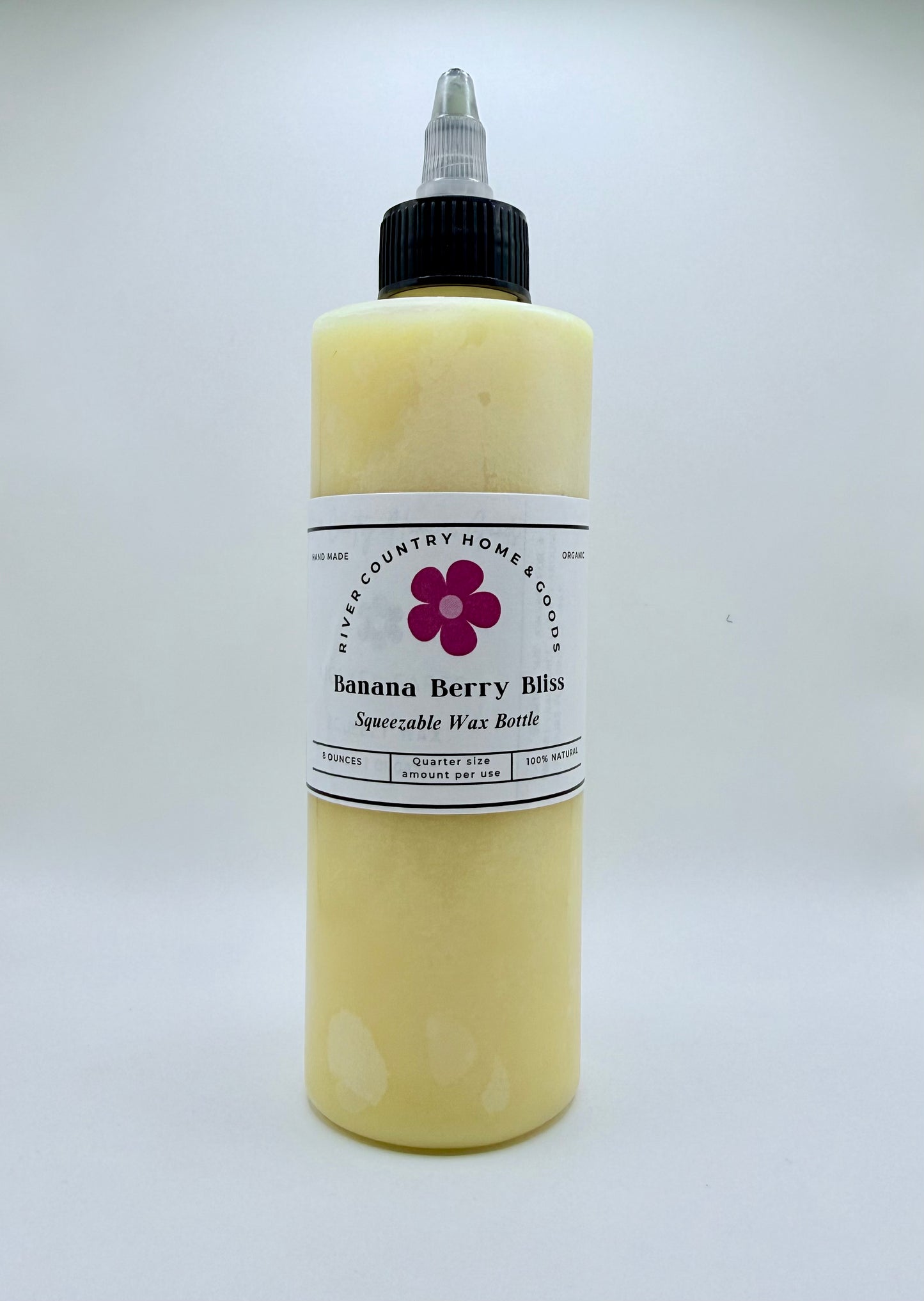 Banana Berry Bliss 100% Organic Coconut Soy Wax Candle
