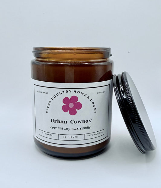 Urban Cowboy 100% Coconut Soy Wax Candle