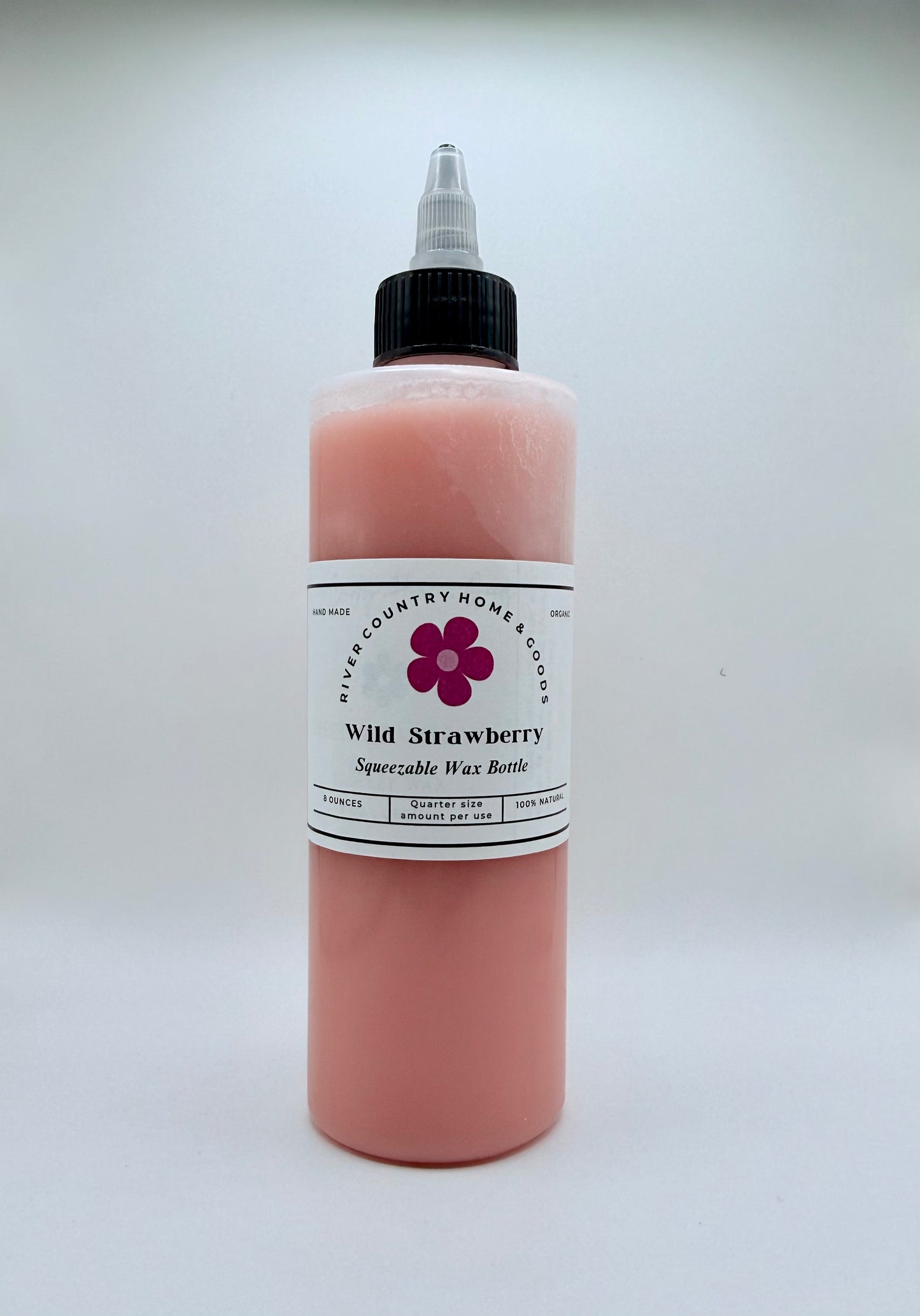 Wild Strawberry 100% Coconut Soy Wax Candle