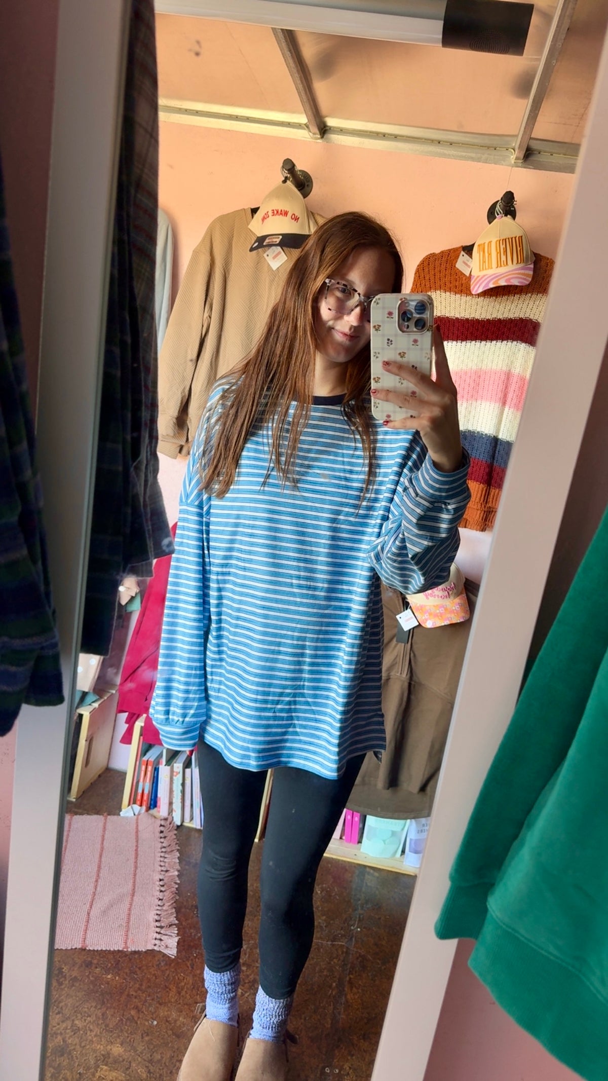 Oversized Striped Lounge Set