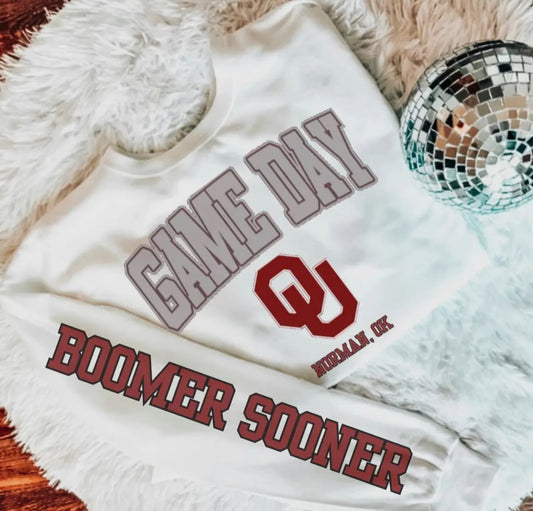 Boomer Sooner Game Day Crewneck