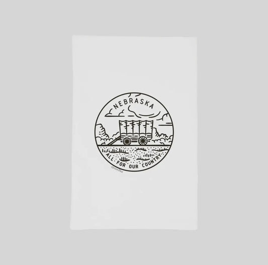 Nebraska State Tea Towel