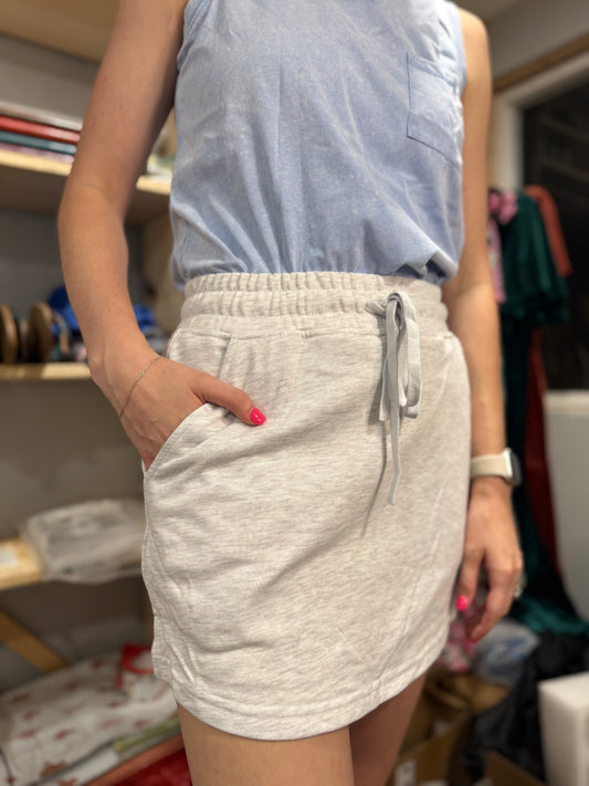 Grey Athletic Skort