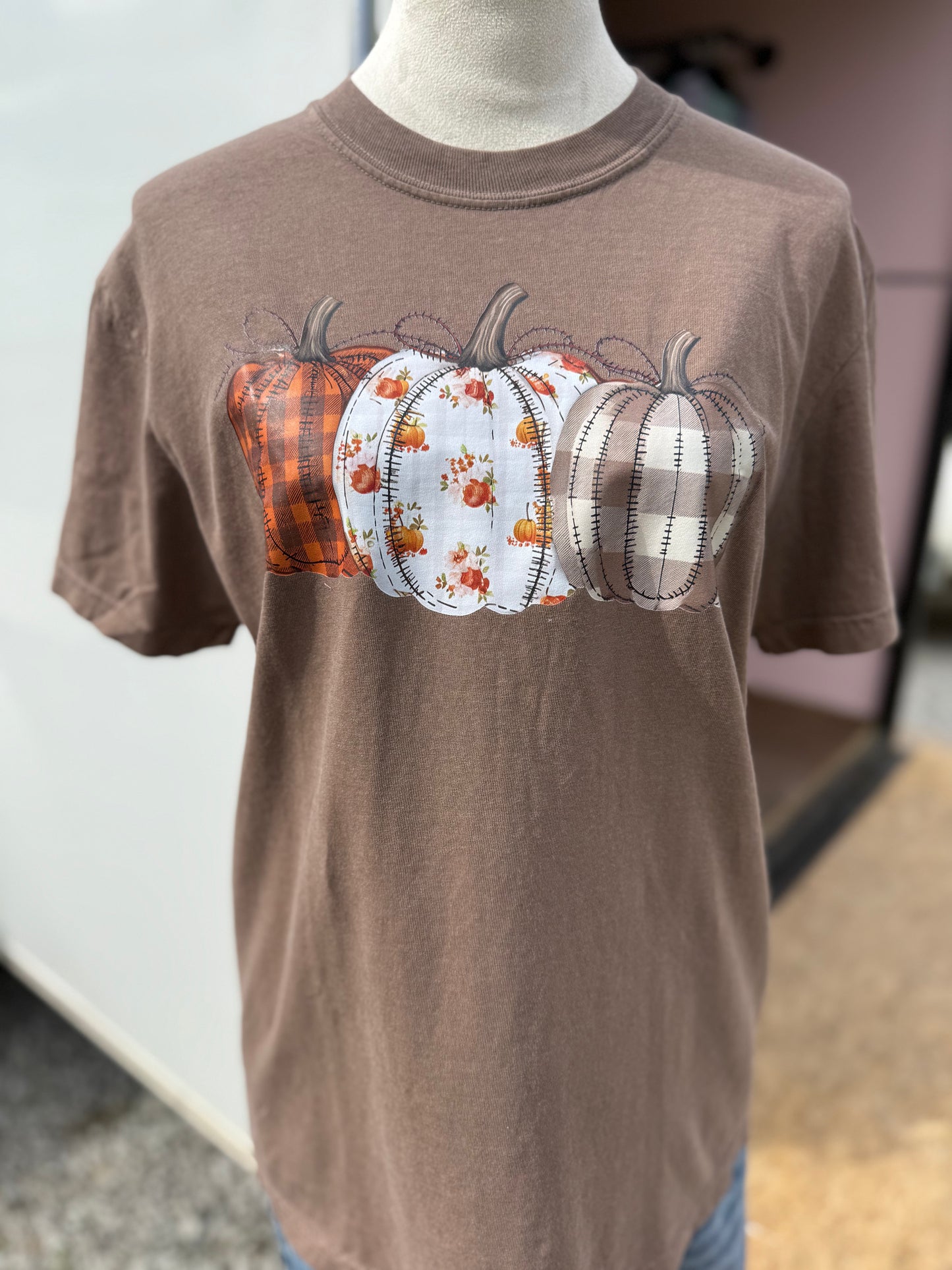 Brown Pumpkin Tee