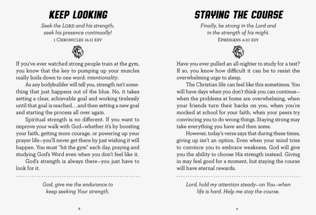 Choose Strong: 3-Minute Devotions For Teen Guys