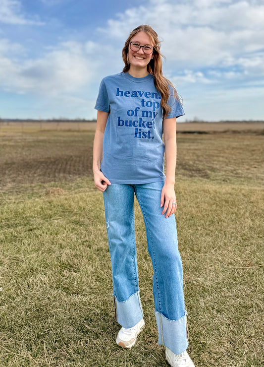 Heaven Bucket List Tee