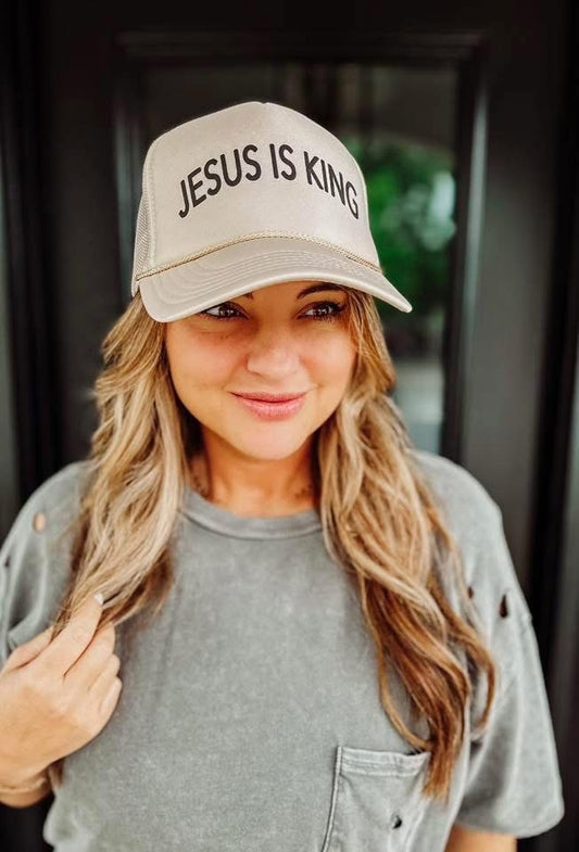 Jesus is King Trucker Hat