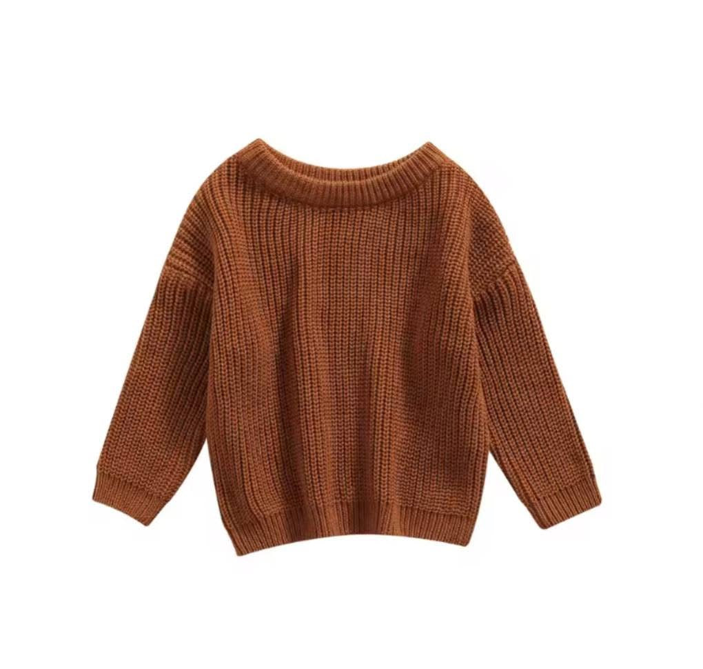 Little Girls Oversized Sweater