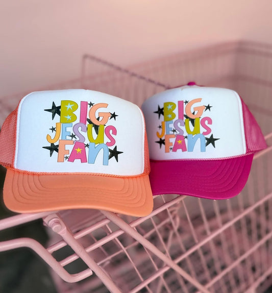 Big Jesus Fan Trucker Hat