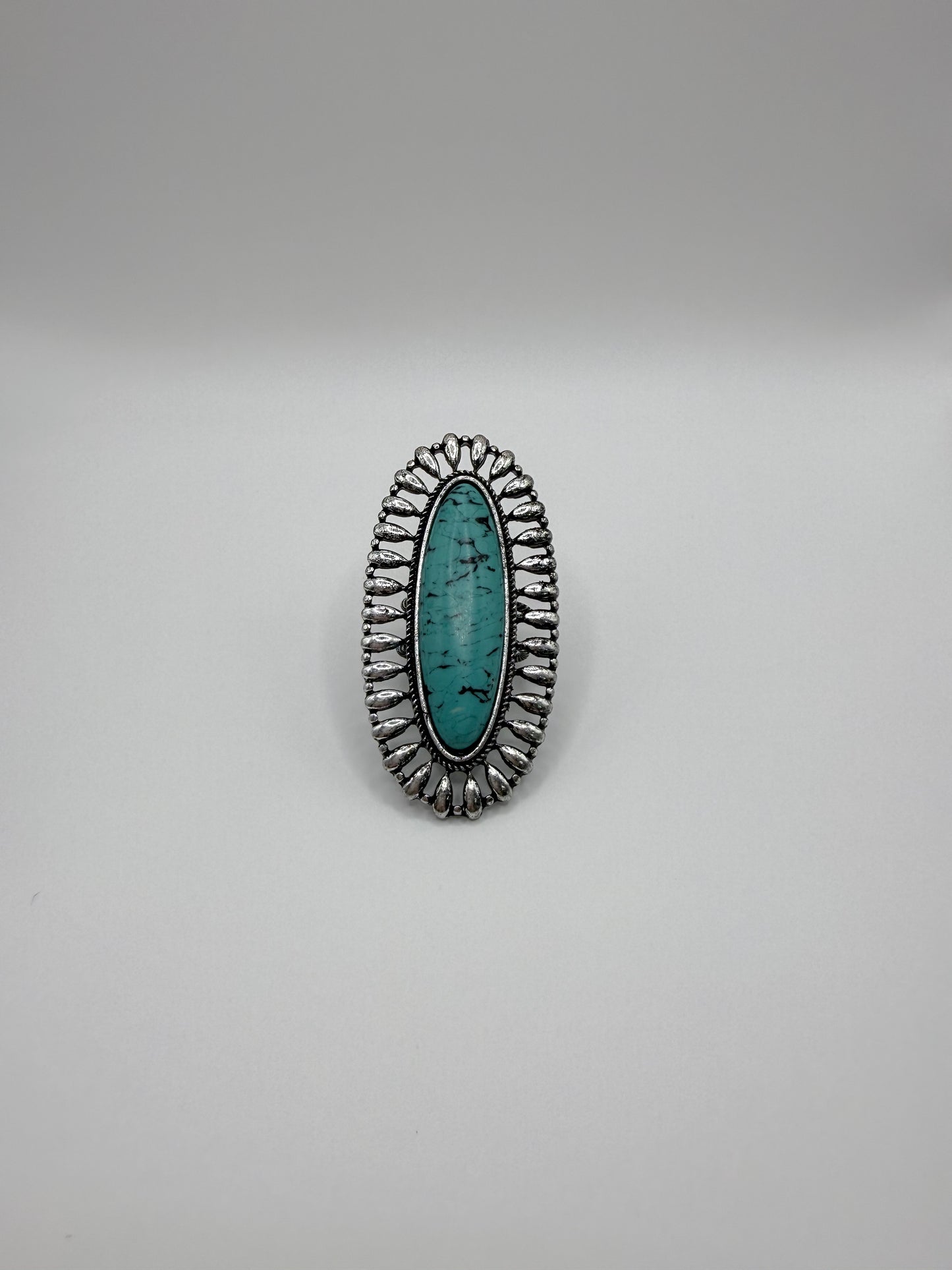 Adjustable Turquoise Ring