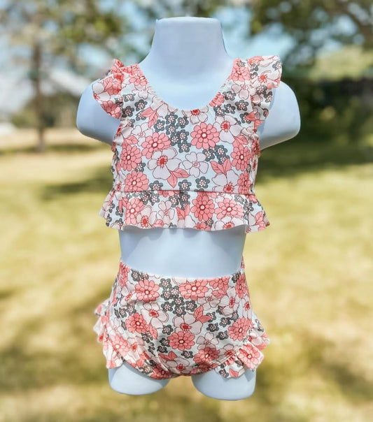Floral 2-Piece Swimsuit